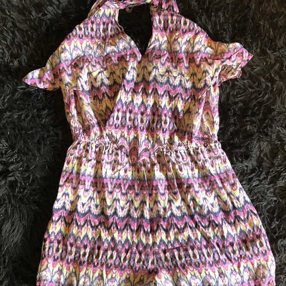 Victoria’s Secret XS Watercolor Romper/coverup